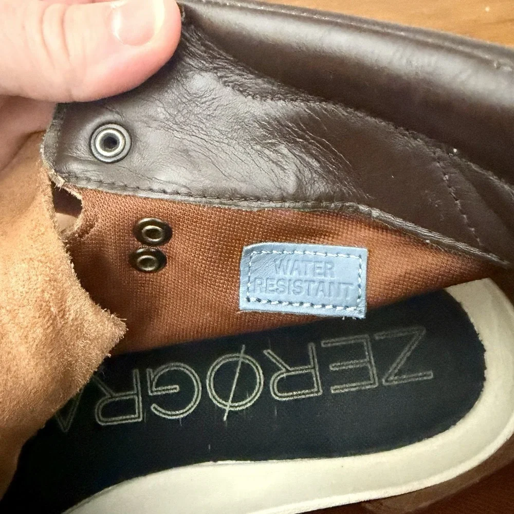 Cole Haan Men's Zerogrand Boot Size 11M Hiker Water Resistant British Tan Casual